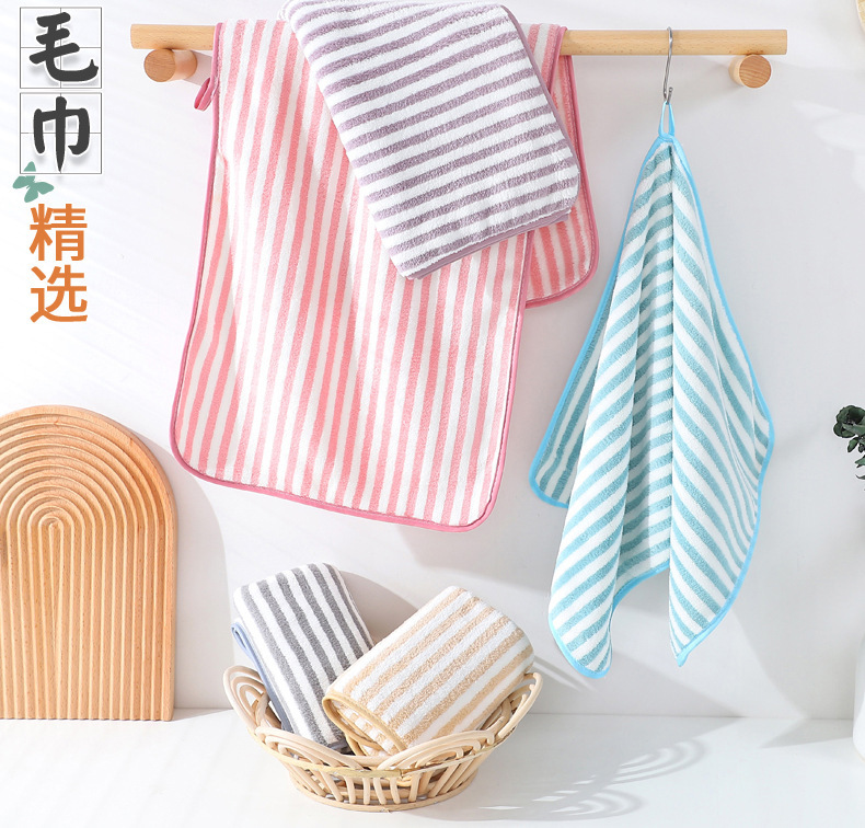 【 Chi Jia 】 Warp knitted coral Fleece cationic towel is soft, water-absorbent and does not fade. One-piece delivery service pic 10