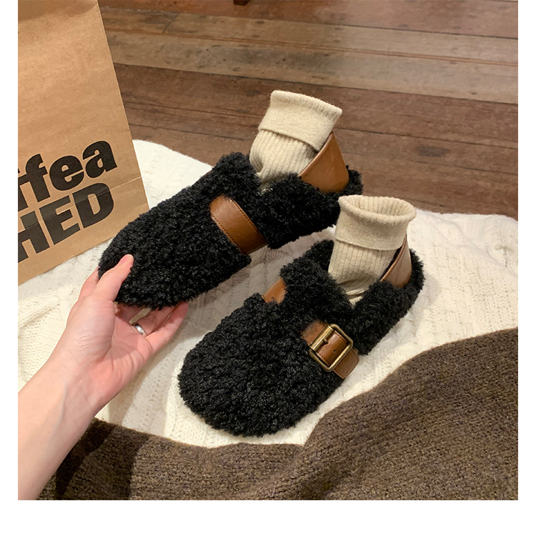 Warm and cozy plush slippers for women, winter home cotton slippers, warm and comfortable, anti-slip thick-soled plush slippers for women pic 45