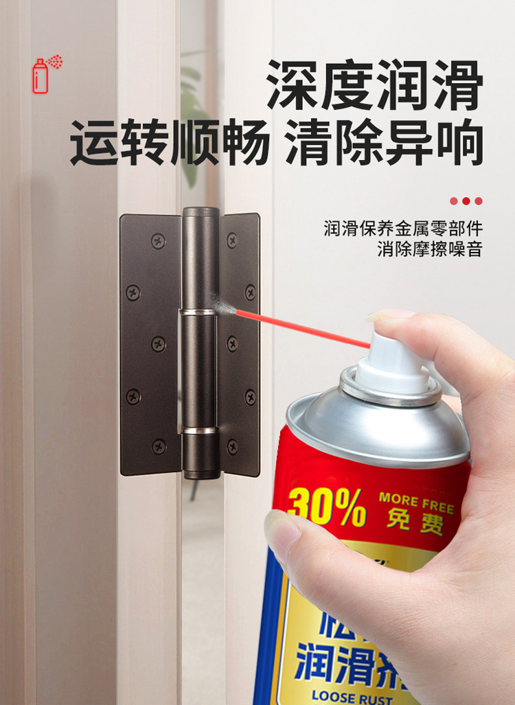争彩松锈润滑剂除锈灵去锈剂金属铁门锁除锈清洁剂润滑螺丝除锈剂详情10
