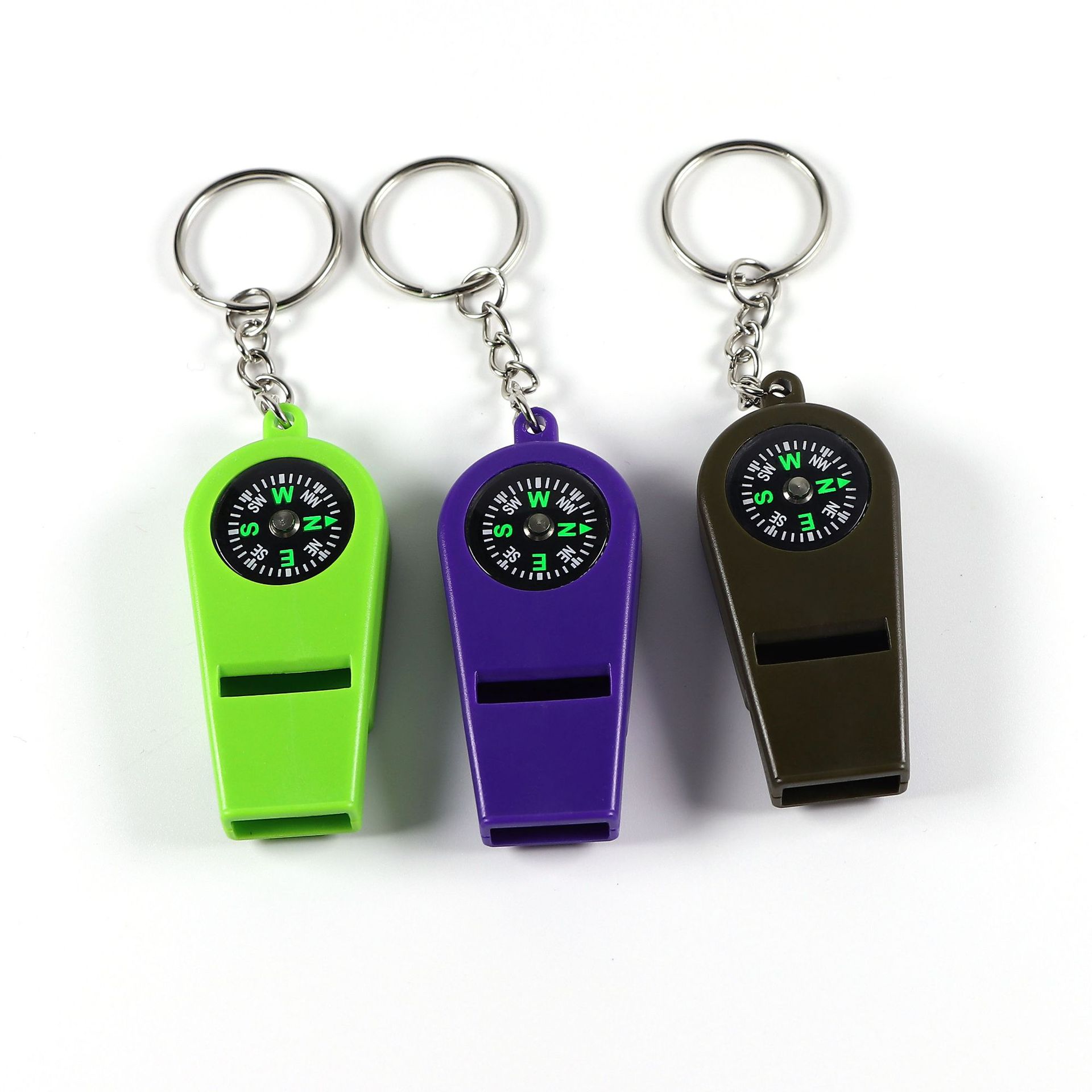 新款迷你多种颜色可选便捷可挂钥匙扣2合1口哨车用家用户外指南详情6