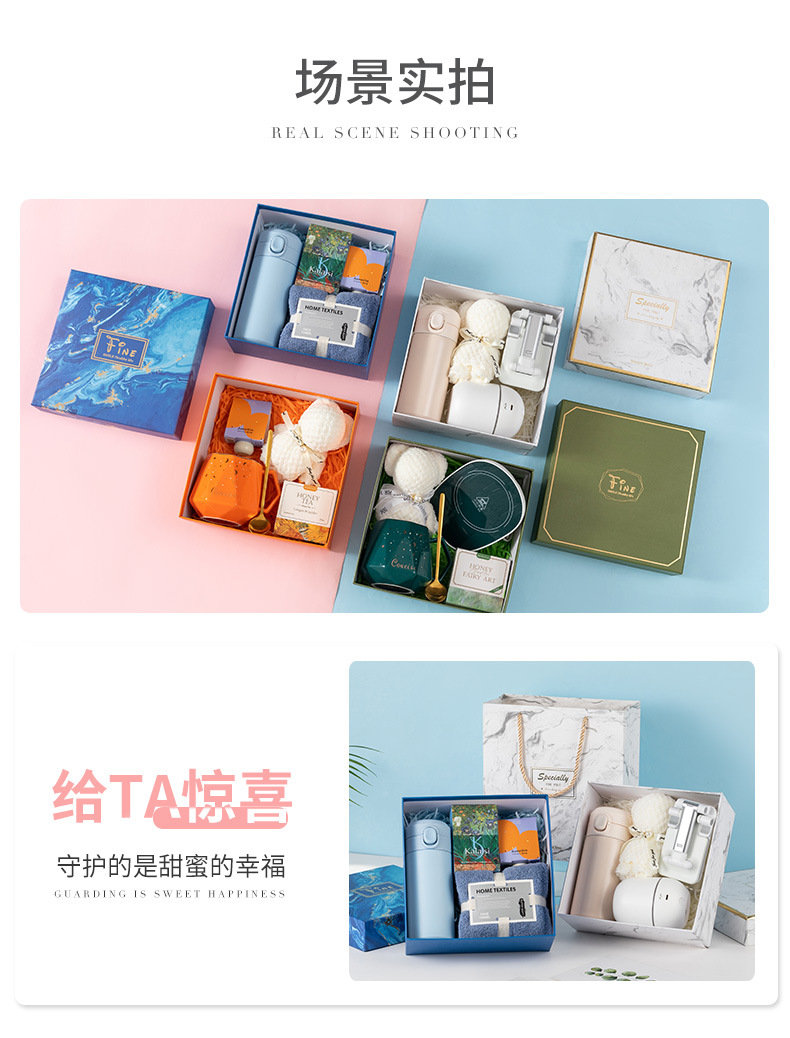 Customized business gifts for company opening, including souvenir cups, New Year gifts, insulated cups, umbrella sets, and logo printing pic 11