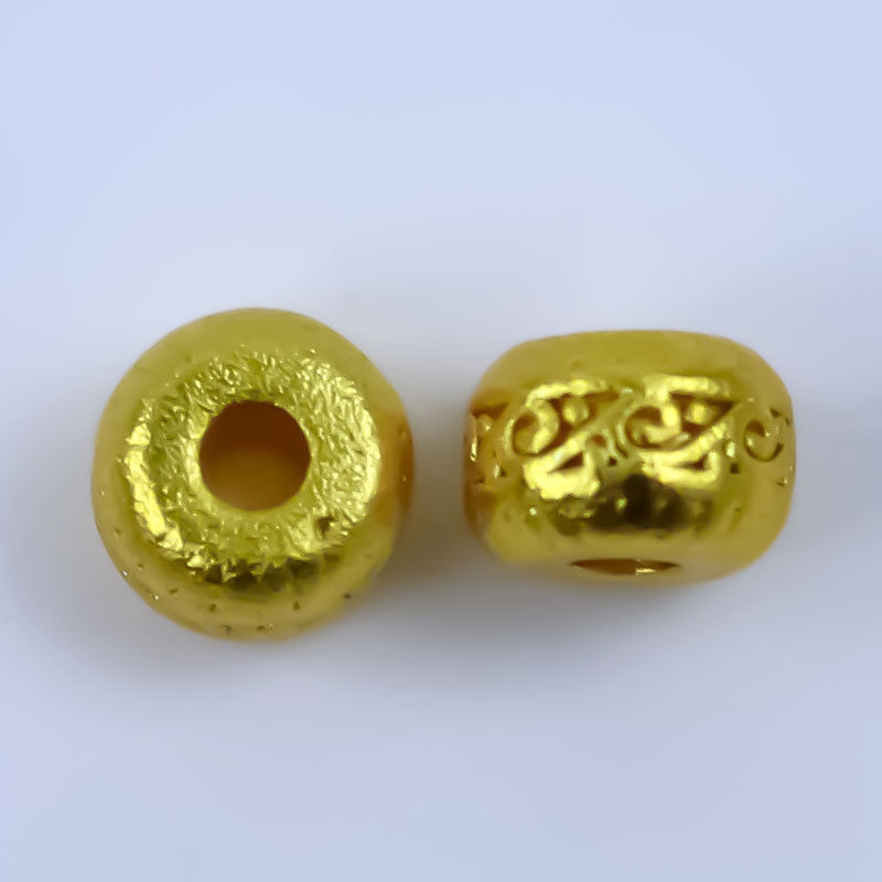Wholesale of bracelets with strong color retention, sand gold six-character mantra, copper coins, Buddhist prayer beads, string beads, and prayer beads pic 7