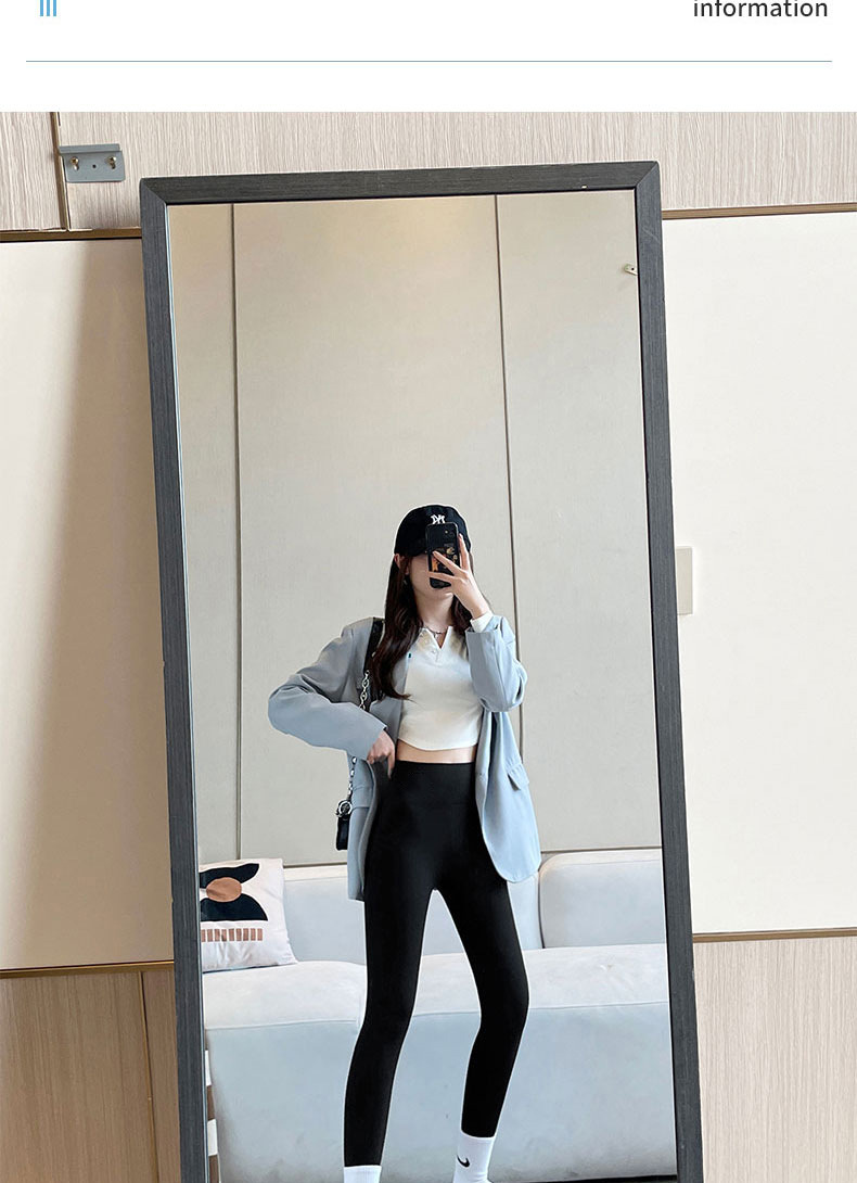 加厚羊羔绒鲨鱼裤女外穿冬季春秋紧身保暖棉裤加绒打底瑜伽芭比裤详情11