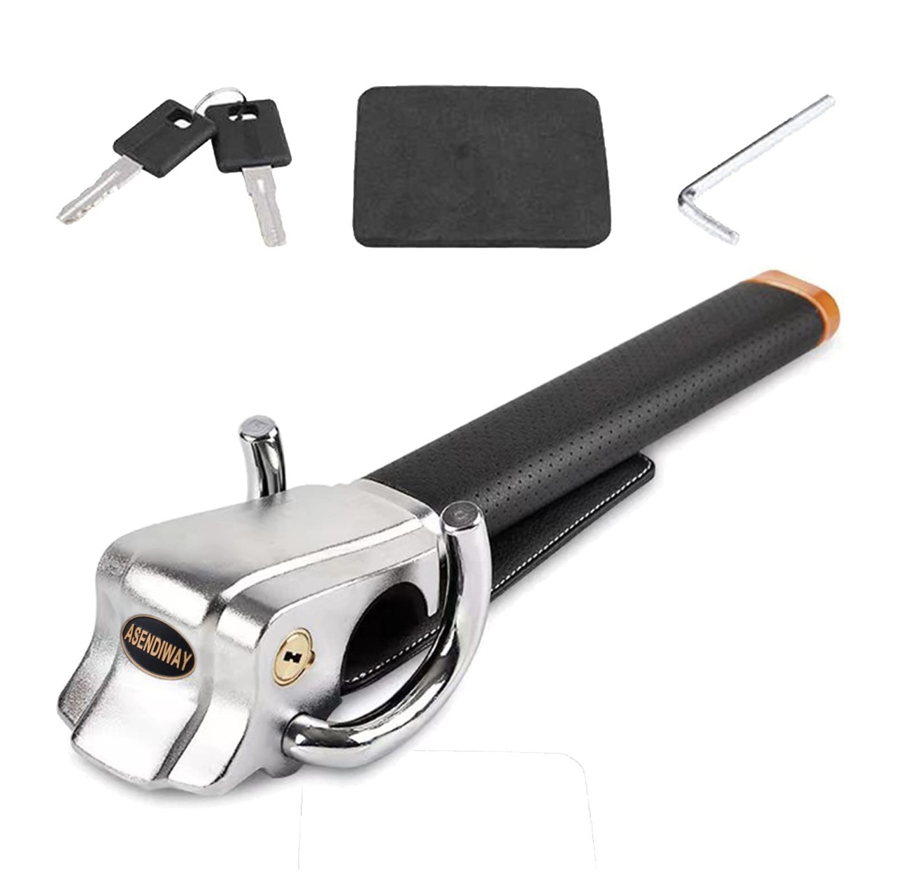 Car steering wheel lock, car safety lock, CE certified, Amazon pic 5