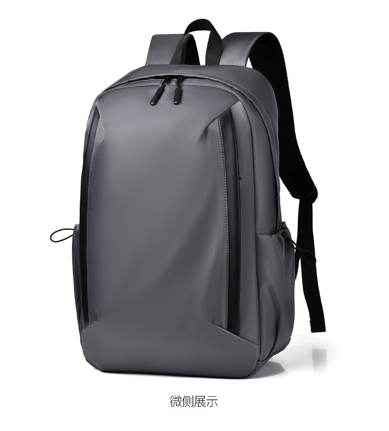 休闲男士双肩背包时尚简约防泼水大容量电脑背包商务旅行学生背包详情32
