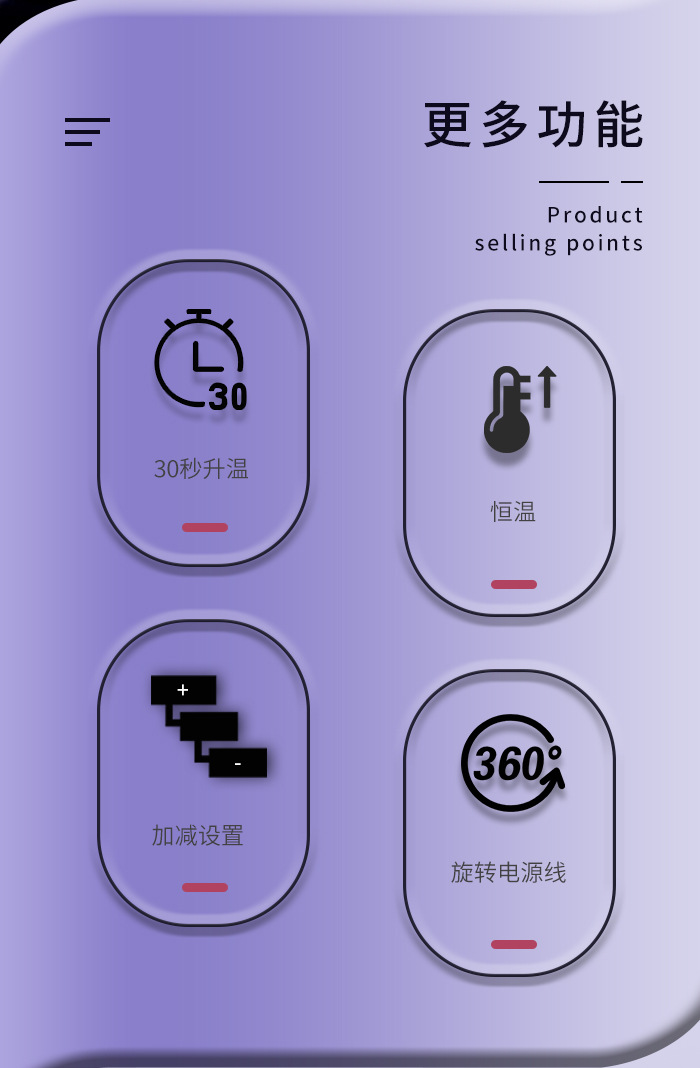 科美KEMEI跨境直发器液晶数显烫发卷发棒智能恒温护发电夹板家用详情3