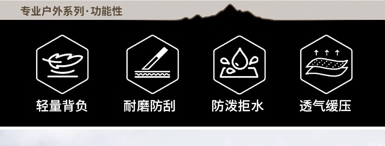 Cross-border large-capacity outdoor leisure travel backpack for both men and women, water-resistant sports mountaineering and camping backpack pic 3