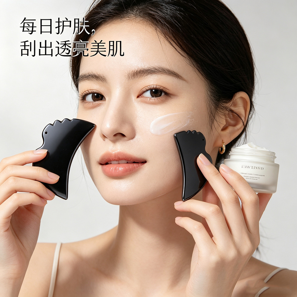 天然太赫兹波多晶硅刮痧板传统中国风背部刮痧拍刮养生按摩仪美容美体工具详情15