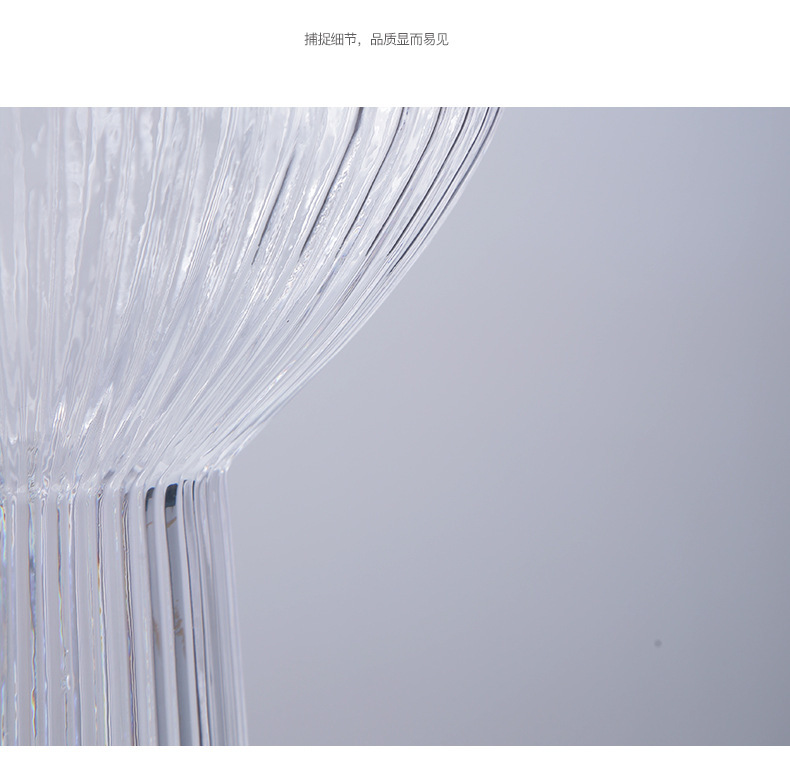 Cross-border TEMU best-selling transparent living room dining table vase, ins home soft furnishing exposed material hydroponic glass flower vase pic 9