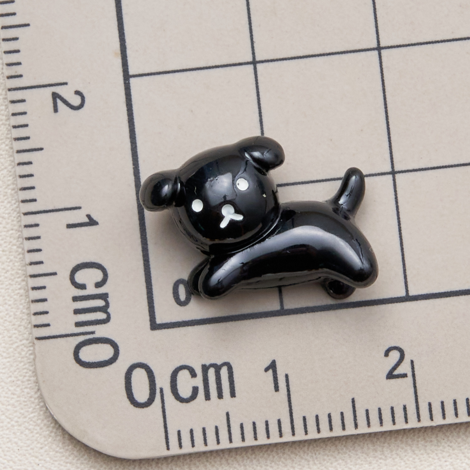 四色迷你小狗新款奶油胶树脂配件高级感发卡diy食玩手机壳冰箱贴详情3