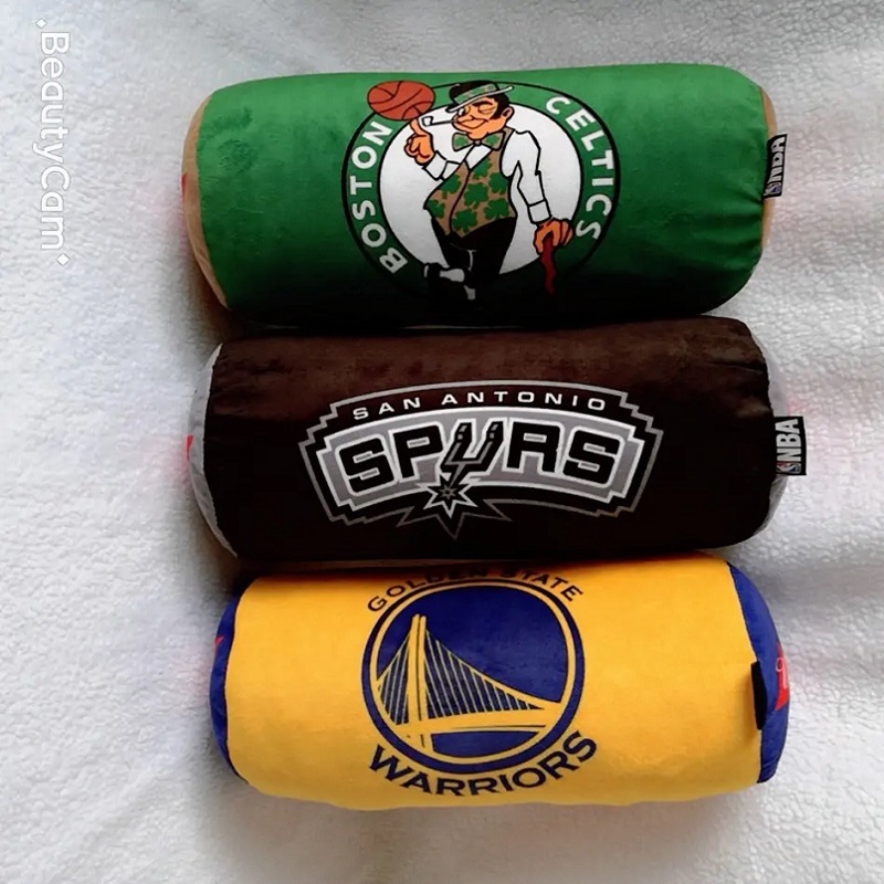 The source factory customizes NBA super soft fabric to fill cylindrical and square throw pillows, office sofa cushions and home furnishings pic 13