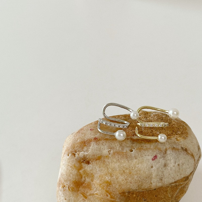 韩国小众设计感冷淡风耳夹无耳洞耳骨夹时尚气质简约波浪耳环耳饰详情16