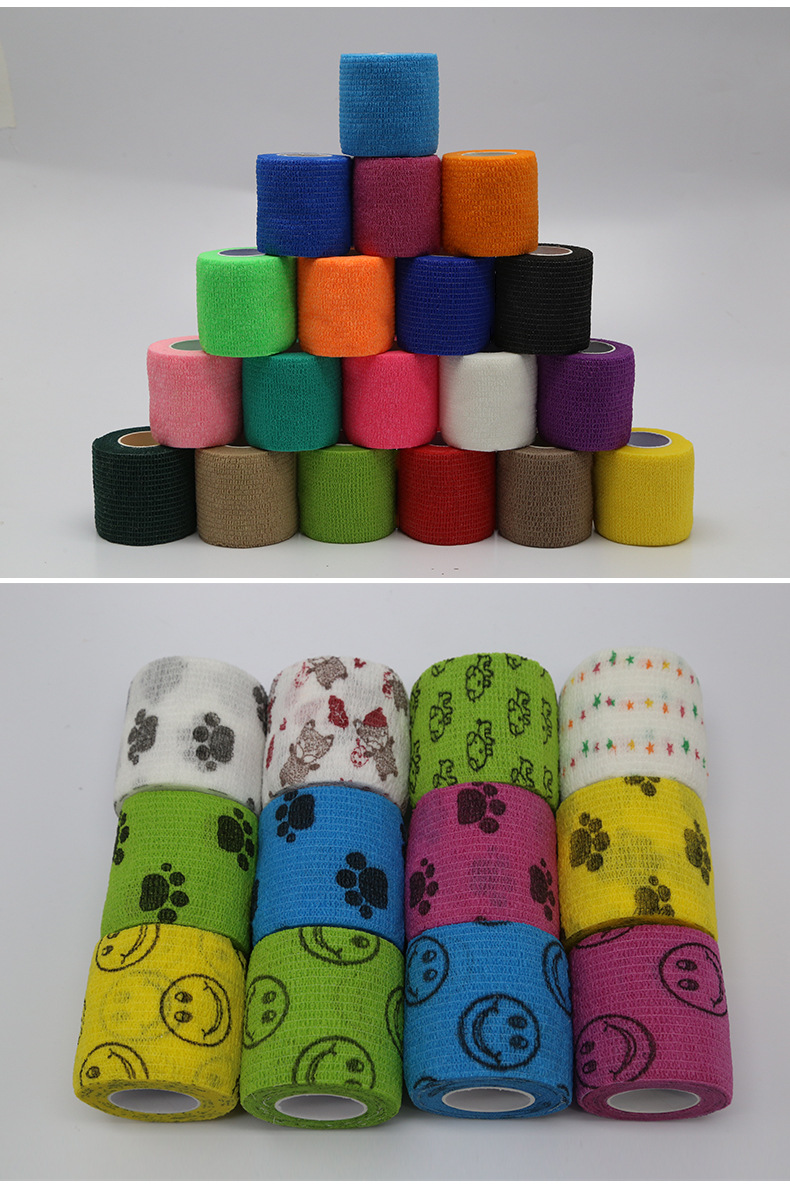 Elastic bandages, finger protection bandages, non-woven fabric self-adhesive bandages, sports finger elastic bandages are in stock and available for direct shipment pic 11