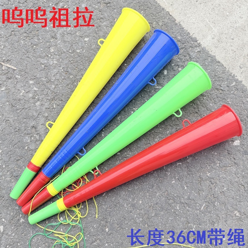 Colorful plastic horn vuvuzela World Cup football toys cheering, clapping and shaping pic 1