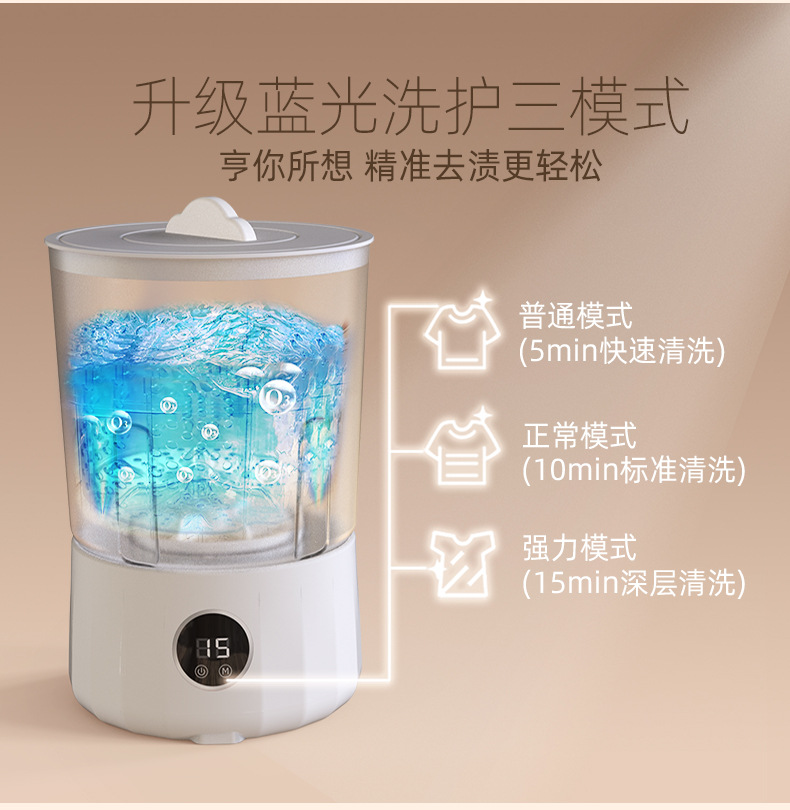 内衣裤袜子分洗专用洗衣杯批发可旋转防水收纳学生宿舍出差厂家直详情6