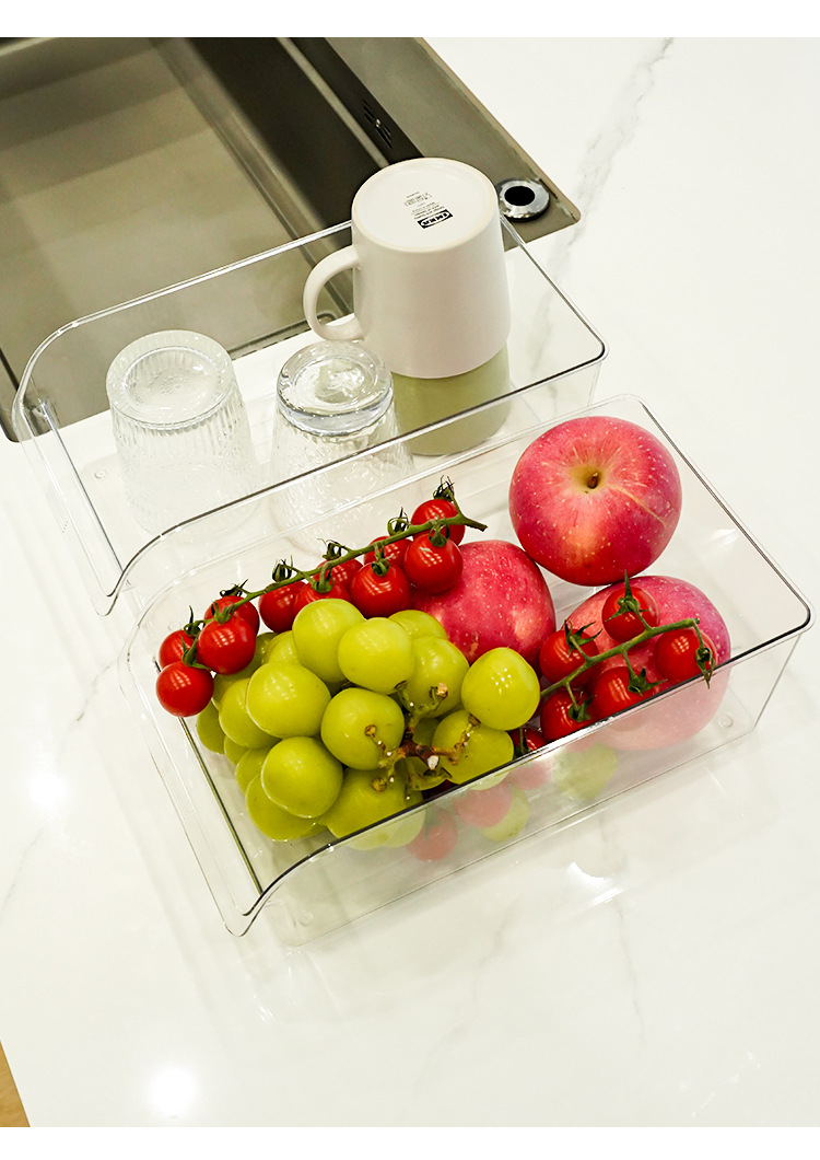 冰箱收纳盒抽屉式食品整理盒家用厨房蔬菜水果分装盒大容量储物盒详情15