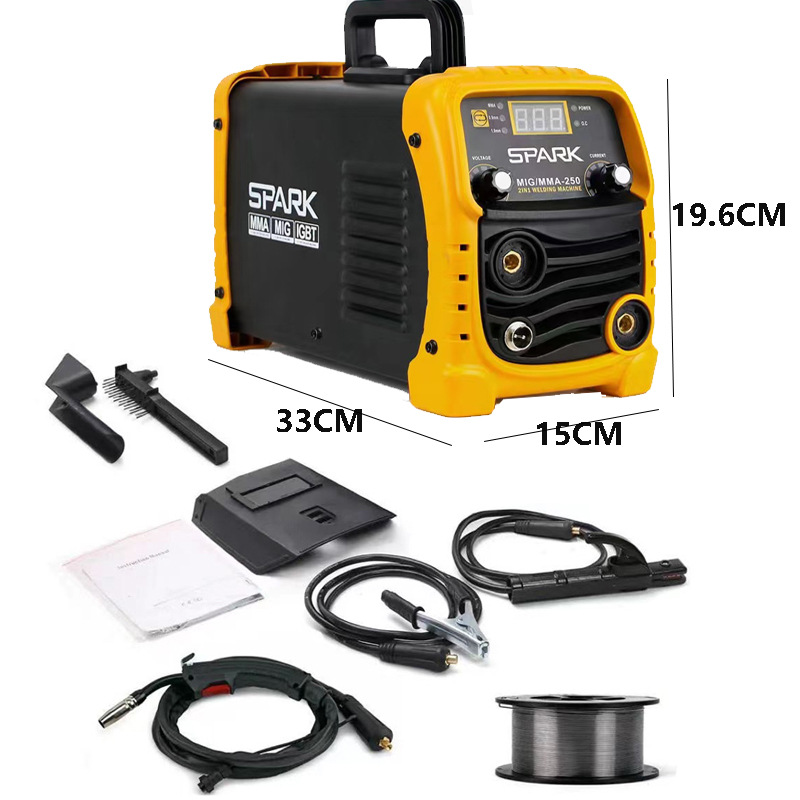 MIG-250 household gas shielded gas welding machine, manual welding, gas shielded gas welding and argon arc welding multi-functional integrated welding machine pic 8