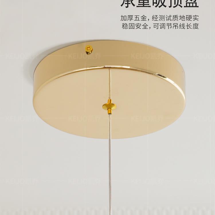 法式北欧客厅吊灯奶油风主灯个性现代简约卧室餐厅设计感详情18