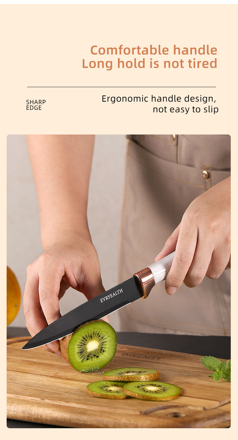 厨房刀具套装 不锈钢刀具厨师水果刀家用菜刀套装带刀架刀具大全详情29