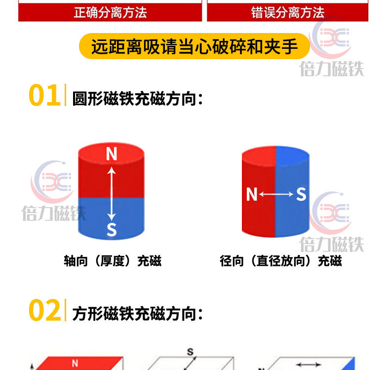 强磁铁黑色圆柱形方形环形磁铁堆叠展示鸡眼扣磨具logo标logo磁吸纽扣详情10