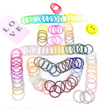 Korean imported 4mm high-elasticity seamless black rubber band hair band for women, DIY hair tie, hair band and hair accessory wholesale, hair band for women pic 10