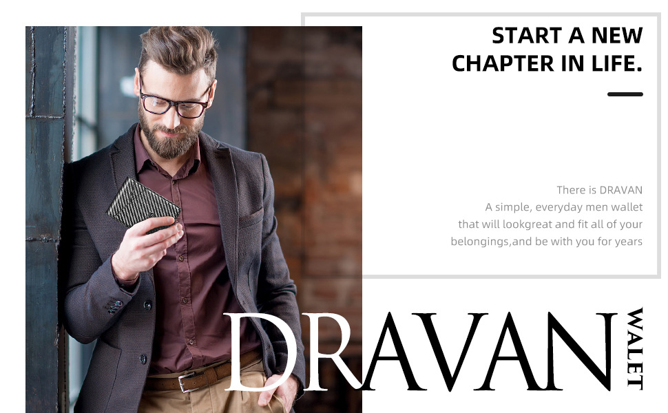 跨境欧美热销卡包超轻便携碳纤维零钱包男士皮包RFID防盗刷独立站详情12