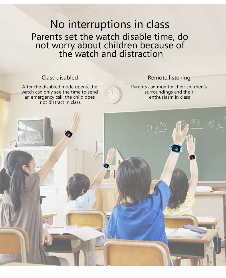 跨境私模LT11新款儿童电话手表 拍照定位外贸多国语儿童智能手表详情11