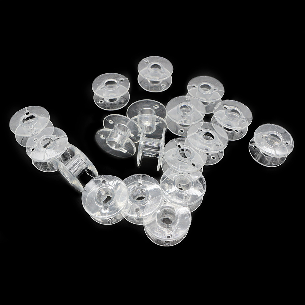 厂家批发家用缝纫机梭芯彩色绕线梭心25/36格梭心套装彩色缝纫线详情6