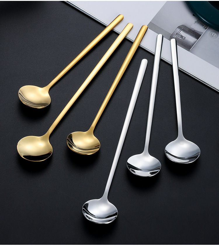 304不锈钢圆勺燕窝银耳勺子蜂蜜甜品婚礼伴手礼搅拌勺礼品咖啡勺详情15