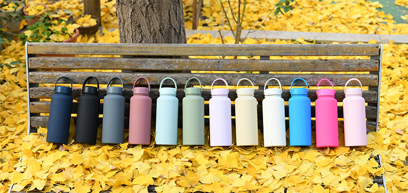 2025新款不锈钢运动水壶大容量1L美式大口保温杯便携户外水杯定制详情7