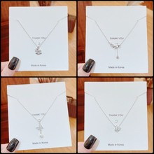 项链饰品女新款2025蝴蝶结鱼尾翅膀锁骨链百搭超长保色女批发新款详情1