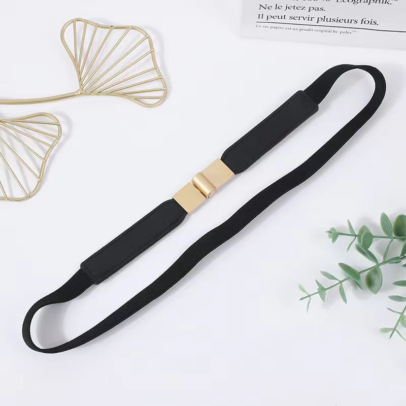 秋冬女士弹力细腰带配连衣裙毛衣大衣百搭装饰ins皮带腰封服装配饰详情6