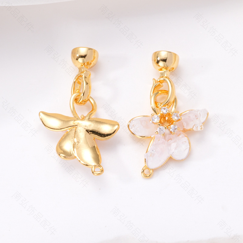 Pearl necklace, horn buckle, universal buckle, end buckle, hug buckle, bracelet connecting buckle, sweater chain, lap buckle, diy accessories pic 25