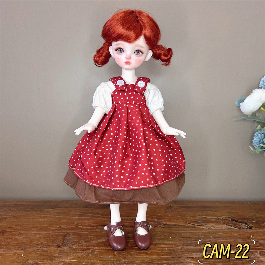 6分BJD玩偶换装衣服30厘米洋娃娃衣服森系可爱卡通洛丽塔裙子详情21