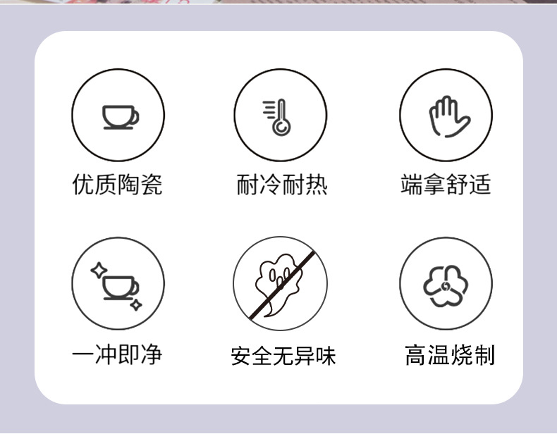 Cross-border in-stock light luxury ceramic water sets for guests, household cups and tea sets, housewarming gift water set pic 4