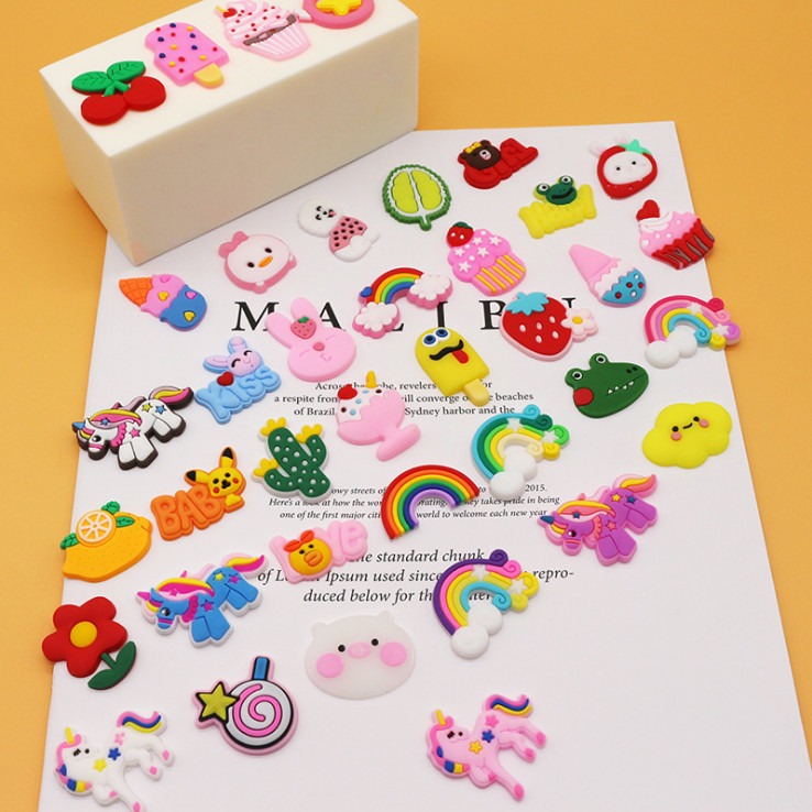 卡通水果PVC软胶立体贴片 手机壳包包发饰头饰DIY手工配饰批发 可爱diy饰品 创意手工材料详情3