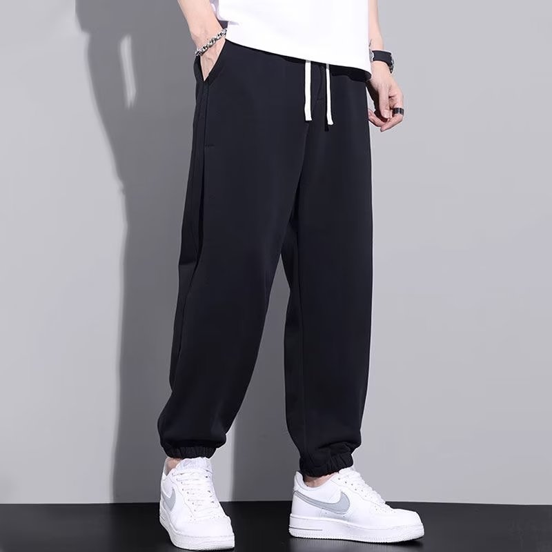 男士运动裤子休闲裤卫裤时尚男裤春夏季百搭宽松哈伦休闲束脚裤详情11