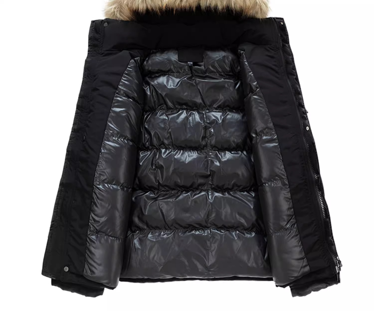 NASA Workwear Party overcomes the new winter trend brand of thick-necked hooded cotton-padded jackets, cotton-padded jackets and coats for men pic 15