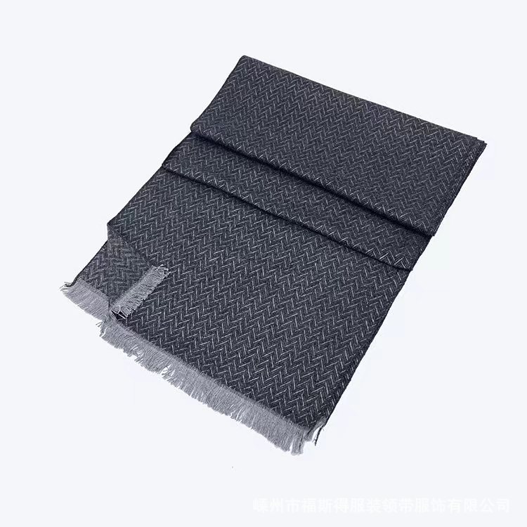 外贸男士围巾批发厂家男秋冬流苏围巾格子围巾仿羊绒围巾源厂家详情15