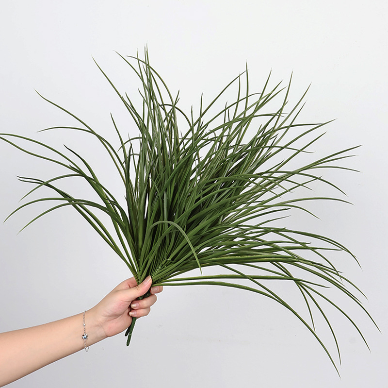 仿真绿植蕨类植物手感软胶兰花草热带雨林微景观造景空气草老人须详情3