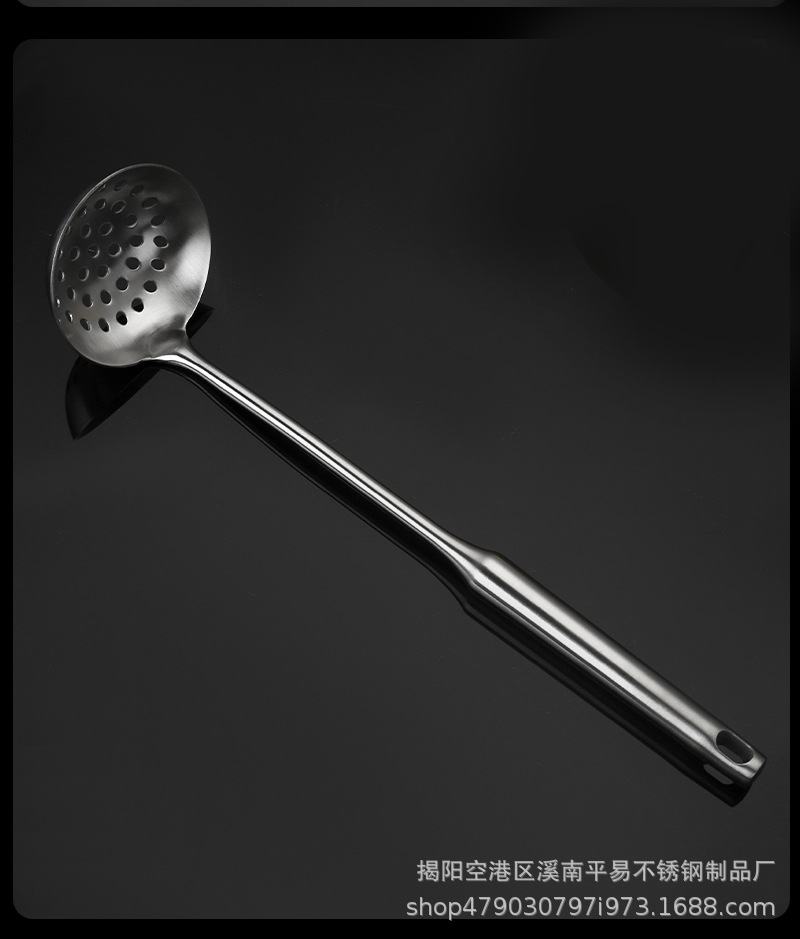 304不锈钢汤勺漏勺小号盛汤盛粥长柄勺子家用厨房火锅勺子过滤详情9