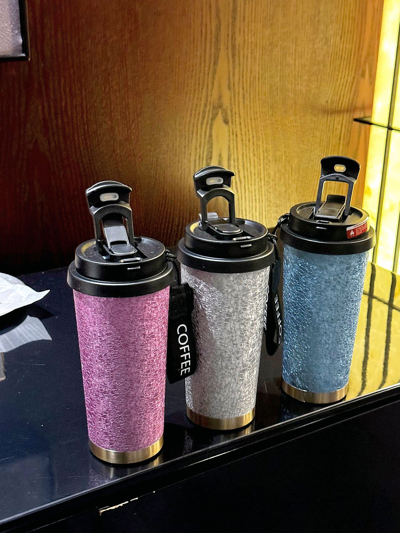 Titanium-coated coffee cups, insulated cups, high appearance standards for men and women, portable and high-end portable titanium water cups, titanium cup gift creativity pic 18