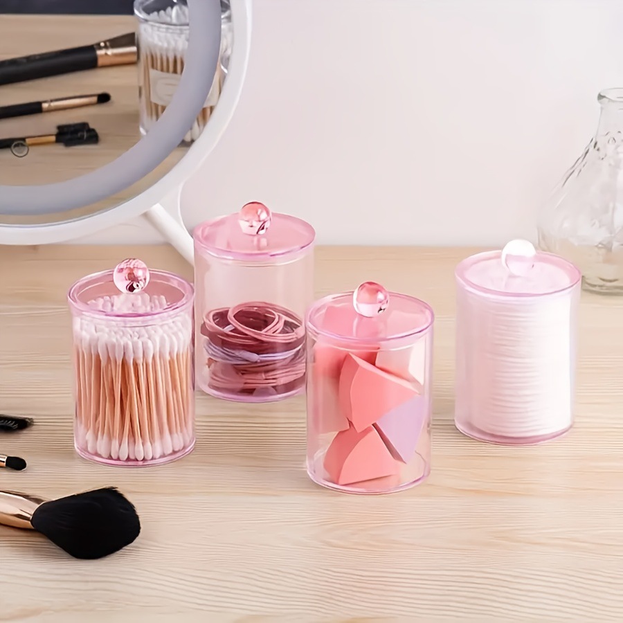 Cotton swab boxes, round cotton swab storage boxes, bathroom can storage cans, transparent toothpick boxes, dental floss boxes are selling well across borders pic 10