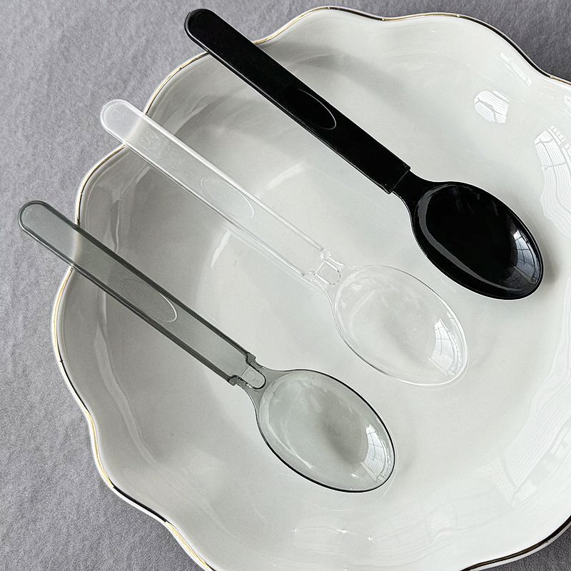 一次性勺子独立包装外卖专用拌饭美式勺塑料勺奶茶摆摊一件起批详情6