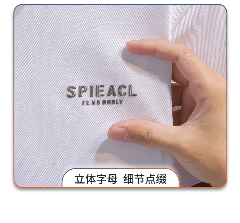 新款珠地棉翻领短袖T恤男装半袖商务男生POLO衫T恤厂家批发代发详情24