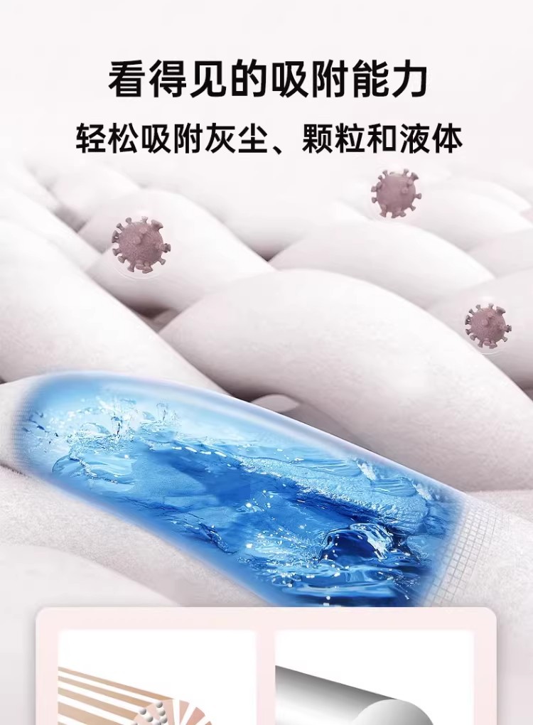 抹布吸水厨房专用洗碗布加厚吸水不易掉毛毛巾清洁擦桌玻璃百洁布详情7