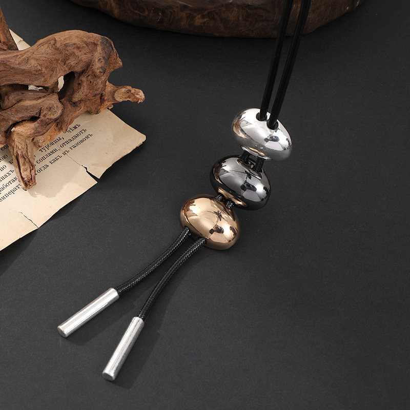 亚马逊专供长款项链时尚百搭简约吊坠几何饰品女士毛衣链欧美跨境详情12