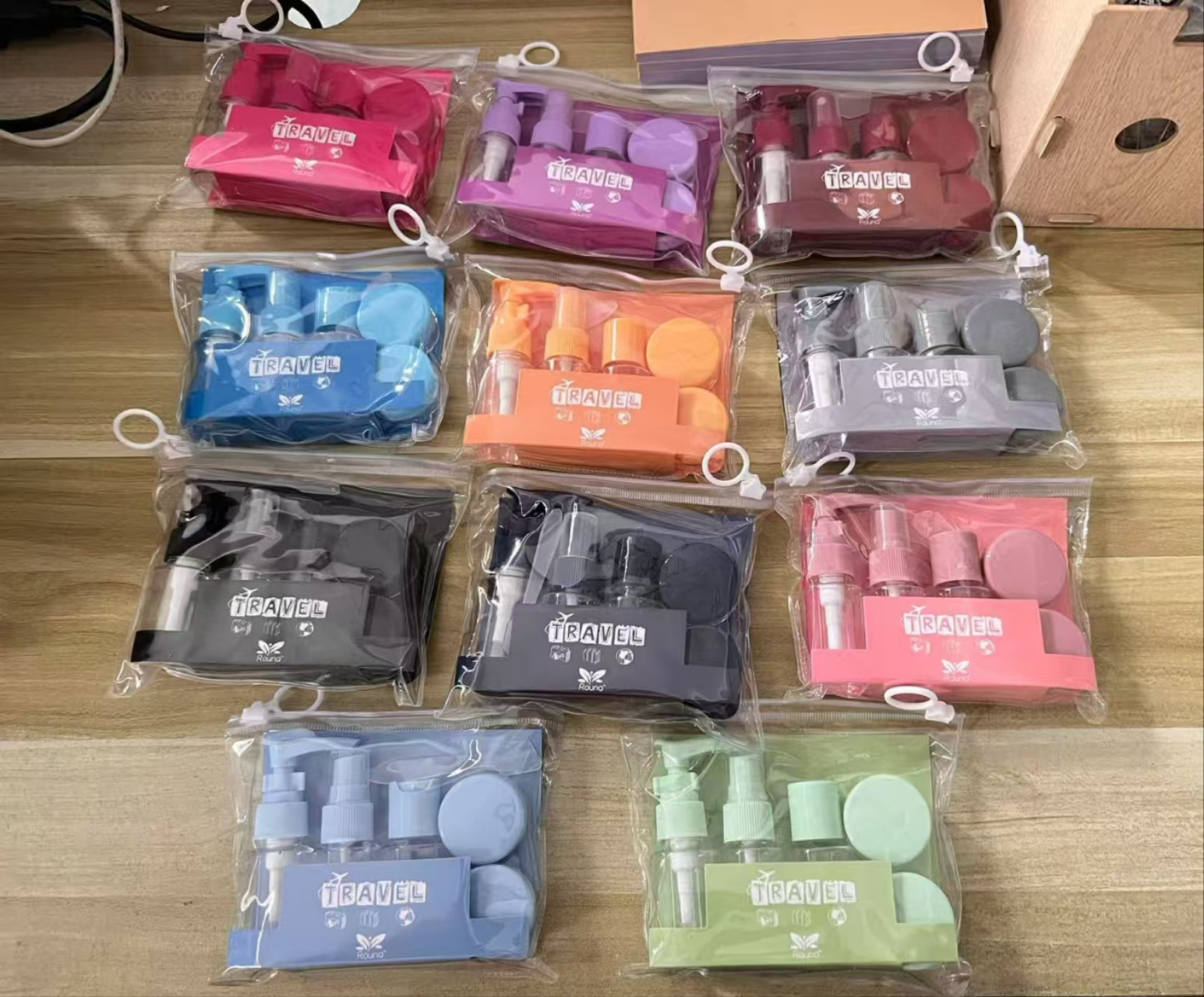 Six-in-one Travel Set, packaged in bottles for business trips, convenient travel cosmetics and personal care packaged in empty bottles pic 2