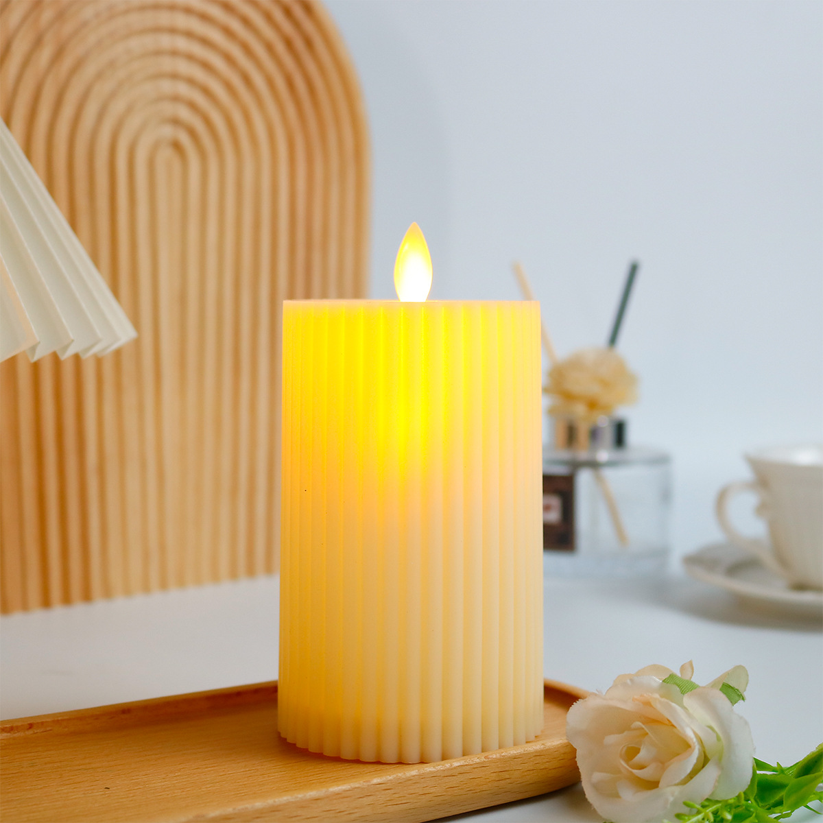 齿轮仿真蜡烛电子led蜡烛灯 节日庆祝婚礼室内装饰摆件蜡烛伴手礼详情10