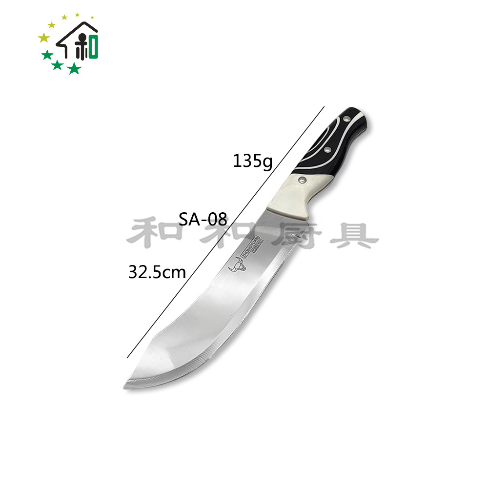 不锈钢切菜刀家用屠宰刀专业厨师刀切片跨境刀具 Kitchen knife详情5